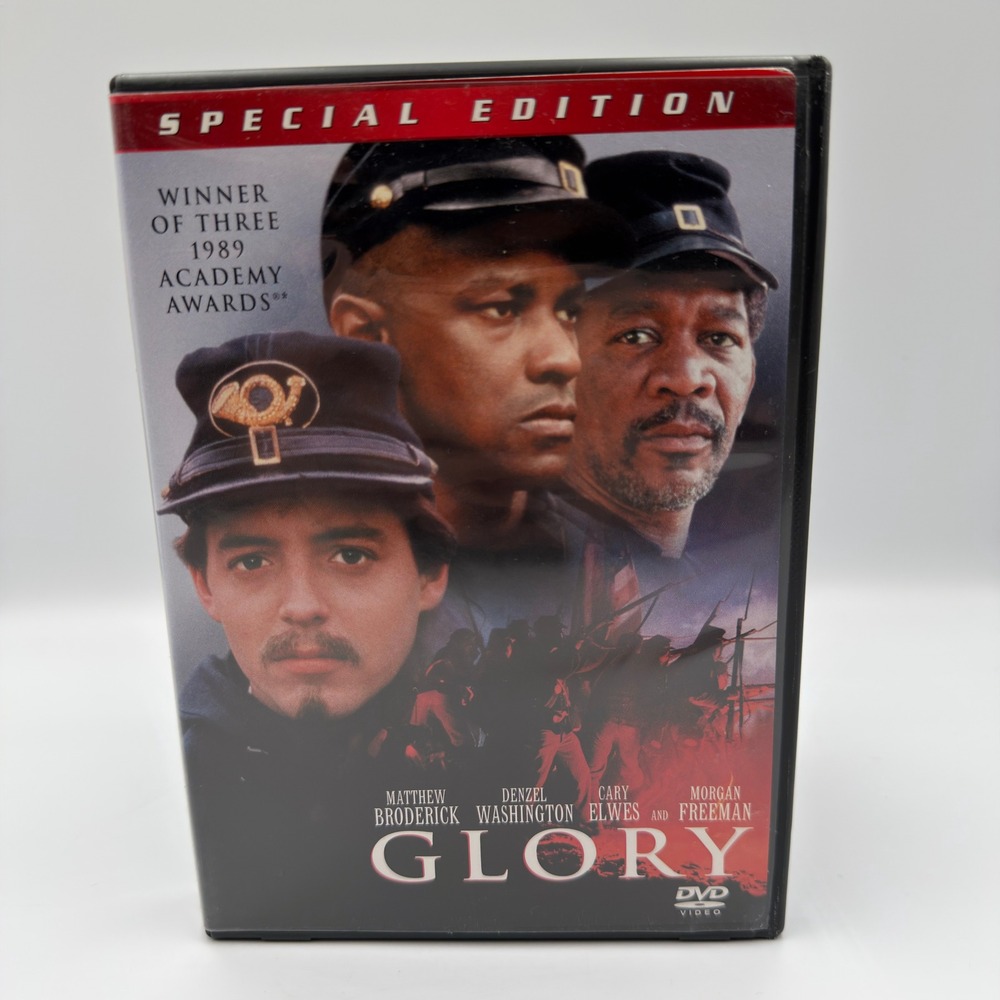 Glory Special Edition DVD 2-Disc Set Denzel Washington Morgan Freeman Civil War